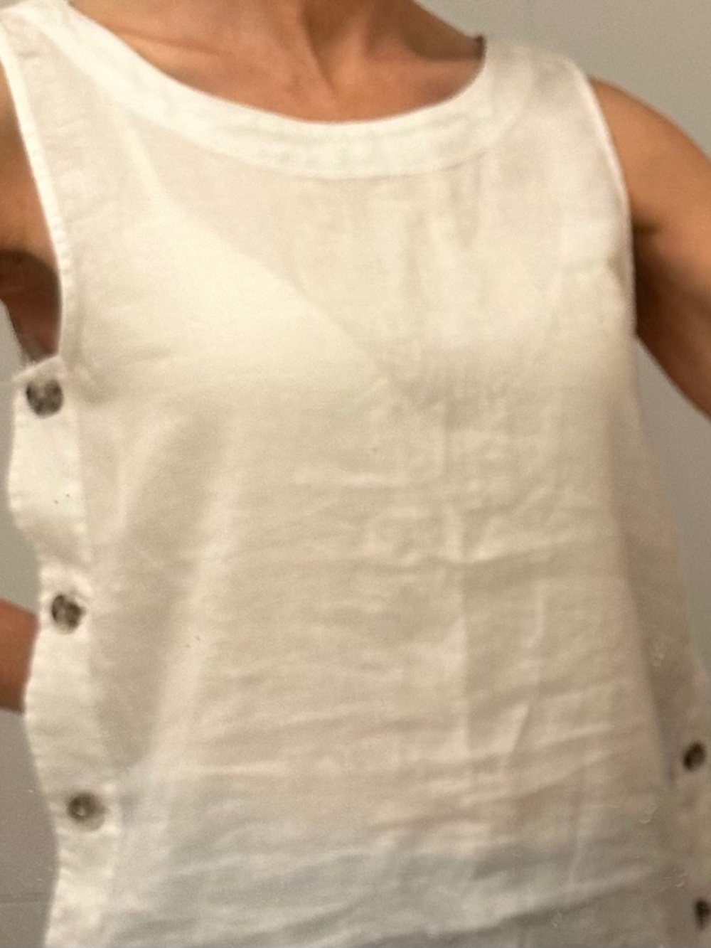 Brand New Marks & Spencer Pure Linen Tank Top Size S - Picture 10 of 10
